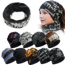 Load image into Gallery viewer, Fashion Soft Scarf Warm Hat Keep Warm Thickened Winter Knitted Hat Fleece Lined Windproof Cover Head Cap for Women