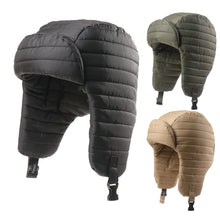 Load image into Gallery viewer, Keep Warm Lei Feng Hats Men's Russian Ushanka Winter Outdoor Bomber Hat Thicked Windproof Caps Ski Earflap