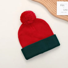 Load image into Gallery viewer, Fashion Color Matching Knitted Hat Elasticity Warm Beanies Cap Windproof Casual Pullover Cap Unisex