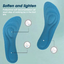 Load image into Gallery viewer, Insole 6/2pcs Memory Foam Orthopedic s s Men Women Nano Antibacterial Deodorization Sweat Absorption Running Cushion shoe pads