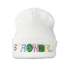 Load image into Gallery viewer, 1pcs Beanie Astroworld Embroidery Knitted Hat Ski Warm Winter Unisex Hip Hop Hats Black White Red