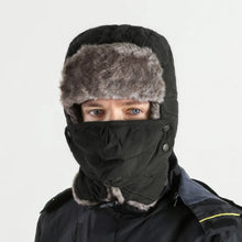 Load image into Gallery viewer, Outdoor Lei Feng Hat Universal Polyester Fiber Belt Removable Mask Mountaineering Skiing Cycling Windproof Ear Protection Hat