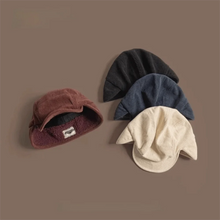 Load image into Gallery viewer, Versatile Retro Bomber Hats Windproof Fleece-Lined Ear Protection Caps Earflap Warm Corduroy Caps Autumn Winter Men Women Wear