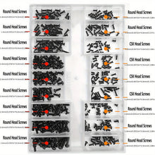 Load image into Gallery viewer, 630 Pcs micro repair screw set glasses sunglasses repair set with screwdriver for repairing glasses, watches, jewelry.M1.2 M1.4