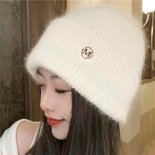 Load image into Gallery viewer, Women Men Autumn Winter Warm Knitted Hat Cute Ear Protection Casual Outdoor Riding Windproof Coldproof Bonnet Caps