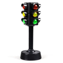 Load image into Gallery viewer, Simulated Two-Sided Traffic Lights Road Sign Lamp Crosswalk Signals with Base Early Learning Toys for Boys & Girls