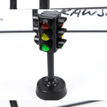 Load image into Gallery viewer, Simulated Two-Sided Traffic Lights Road Sign Lamp Crosswalk Signals with Base Early Learning Toys for Boys & Girls