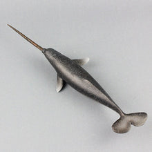 Load image into Gallery viewer, Simulation Animal Model Toys Narwhal Whale Ocean Figures Education Cognitive Kids Educational Toys for Children Gift