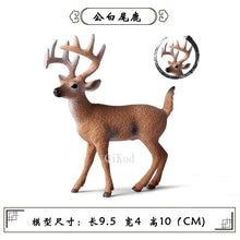 Load image into Gallery viewer, Simulation Forest Deer Figurines Moose,Elk,reindeer,Alpaca,Sika deer Action Figures Animal Model Decoration Cake Toppers Toys