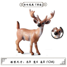Load image into Gallery viewer, Simulation Forest Deer Figurines Moose,Elk,reindeer,Alpaca,Sika deer Action Figures Animal Model Decoration Cake Toppers Toys
