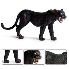 Load image into Gallery viewer, 6pcs /set Simulation Mini Baby Black Leopard figurine Cheetah figure Animal Model Home Decor Miniature Garden Decoration Accessories Toys
