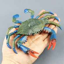 Load image into Gallery viewer, 2pcs/set Simulation Mini Crab Collection Child Figurine Animal Model Home Decor Kids Toys Realistic Sea Animal Modern Model Accessories