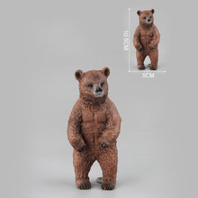 Load image into Gallery viewer, Simulation of wild animal model bear toy children baby brown bear fun toy figure home decorations collection enthusiasts