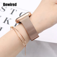 Load image into Gallery viewer, Slim Watch Band for Apple Watch SE 6/5/4 40MM 44MM Metal Bracelet Loop Strap for iWatch Series 3/2/1 38MM 40MM Wrist Watchband