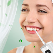 Load image into Gallery viewer, Small Portable Oral Irrigator 230ml Collapsible Dental Water Flosser USB Charge Irrigator Dental Water Floss Tip Teeth Cleaner 0ral irrigator