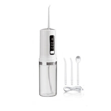 Load image into Gallery viewer, Small Portable Oral Irrigator 230ml Collapsible Dental Water Flosser USB Charge Irrigator Dental Water Floss Tip Teeth Cleaner 0ral irrigator