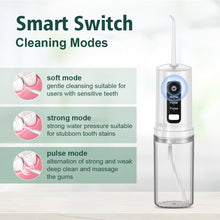 Load image into Gallery viewer, Small Portable Oral Irrigator 230ml Collapsible Dental Water Flosser USB Charge Irrigator Dental Water Floss Tip Teeth Cleaner 0ral irrigator