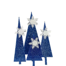 Load image into Gallery viewer, Snow Castle Cake Topper Acrylic Frozen Princess Happy Birthday Flags For Girls Childs Cartoon baking Cake Decoration