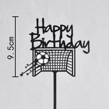 Load image into Gallery viewer, Soccer Cake Topper Inserts Boys Girls Soccer Team Happy Birthday Cake Decorations Baking Party football birthday decoration