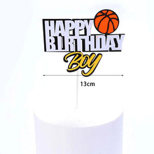 Load image into Gallery viewer, Soccer Cake Topper Inserts Boys Girls Soccer Team Happy Birthday Cake Decorations Baking Party football birthday decoration