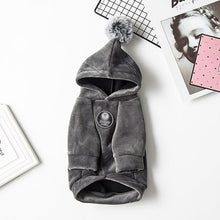 Load image into Gallery viewer, Soft Cat Dog Pet Clothes Fleece Hooded Hairball Coat Jacket Winter Kitty Small Medium Dogs Cats Cool Pajamas Chihuahua Clothing