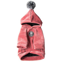 Load image into Gallery viewer, Soft Cat Dog Pet Clothes Fleece Hooded Hairball Coat Jacket Winter Kitty Small Medium Dogs Cats Cool Pajamas Chihuahua Clothing