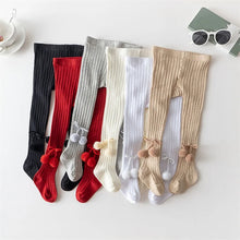 Load image into Gallery viewer, Soft Cotton Baby Tights Autumn Winter Warm Elastic Newborn Pantyhose For Baby Girl Solid Color Children Tights