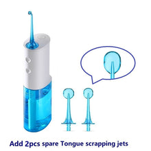 Load image into Gallery viewer, Portable Oral Irrigator USB Rechargeable Dental Water Flosser Stable Water Flow IPX7 Waterproof Bathroom Teeth Cleaner 0ral irrigator