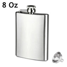 Load image into Gallery viewer, Stainless Steel Hip Liquor Flask Whiskey Alcohol Pocket Wine Bottle CLH@8