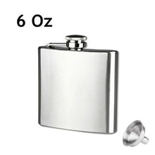 Load image into Gallery viewer, Stainless Steel Hip Liquor Flask Whiskey Alcohol Pocket Wine Bottle CLH@8
