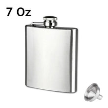 Load image into Gallery viewer, Stainless Steel Hip Liquor Flask Whiskey Alcohol Pocket Wine Bottle CLH@8