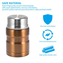 Load image into Gallery viewer, Stainless Steel Insulation Lunch Box Soup with Spoon Containers Thermo Mug Thermo Cup 500ML 750ML Vacuum Flasks Thermosbeker