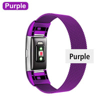 Load image into Gallery viewer, Stainless Steel Magnetic Milanese Loop Band for Fitbit Charge 2 band Replacement Wristband Strap for Fitbit Charge 3 4 Watchband