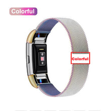 Load image into Gallery viewer, Stainless Steel Magnetic Milanese Loop Band for Fitbit Charge 2 band Replacement Wristband Strap for Fitbit Charge 3 4 Watchband