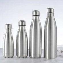 Load image into Gallery viewer, Stainless Steel Water Bottles 12oz 17oz 26oz 35oz Sports Thermos Insulated Bottles Keep Cold for 24 Hours and hot for 12 Hours
