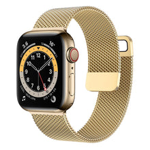 Load image into Gallery viewer, Strap For Apple watch Band 44mm 40mm 38mm 42mm 44 mm Accessorie Magnetic Loop Metal smartwatch bracelet iWatch serie 3 4 5 6 se