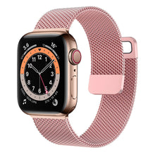 Load image into Gallery viewer, Strap For Apple watch Band 44mm 40mm 38mm 42mm 44 mm Accessorie Magnetic Loop Metal smartwatch bracelet iWatch serie 3 4 5 6 se