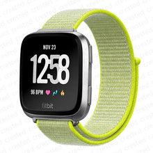 Load image into Gallery viewer, Strap for Fitbit Versa 2 band correa Smart watch replacment Watchband Nylon Loop Bracelet correa Fitbit Versa 2/Fitbit Libe band
