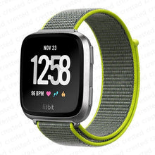 Load image into Gallery viewer, Strap for Fitbit Versa 2 band correa Smart watch replacment Watchband Nylon Loop Bracelet correa Fitbit Versa 2/Fitbit Libe band