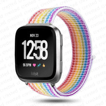Load image into Gallery viewer, Strap for Fitbit Versa 2 band correa Smart watch replacment Watchband Nylon Loop Bracelet correa Fitbit Versa 2/Fitbit Libe band