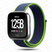 Load image into Gallery viewer, Strap for Fitbit Versa 2 band correa Smart watch replacment Watchband Nylon Loop Bracelet correa Fitbit Versa 2/Fitbit Libe band