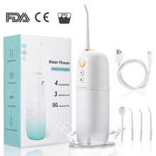 Load image into Gallery viewer, Styton Water Flosser for Teeth Portable IPX7 Waterproofr Rechargeable 12 Modes Dental Oral Flossing Irrigator With Travel Bag 0ral irrigator