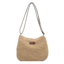 Load image into Gallery viewer, Summer Straw Crossbody Bag 2024 Ladies Beach Holiday Woven Totes Casual Bag Women Shoulder Handbags Messenger Purse Shopping Bag