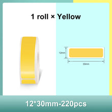 Load image into Gallery viewer, Label Paper Waterproof Anti-Oil Printing Label Price Label Pure Color Scratch-Resistant Label Sticker Paper Only for E10