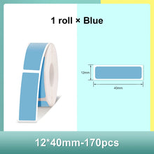 Load image into Gallery viewer, Label Paper Waterproof Anti-Oil Printing Label Price Label Pure Color Scratch-Resistant Label Sticker Paper Only for E10