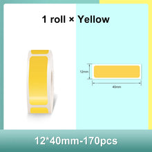 Load image into Gallery viewer, Label Paper Waterproof Anti-Oil Printing Label Price Label Pure Color Scratch-Resistant Label Sticker Paper Only for E10