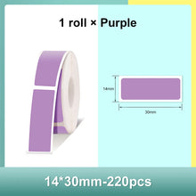 Load image into Gallery viewer, Label Paper Waterproof Anti-Oil Printing Label Price Label Pure Color Scratch-Resistant Label Sticker Paper Only for E10