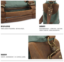 Load image into Gallery viewer, Men's sports outdoor canvas camera bag