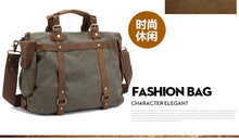 Load image into Gallery viewer, Men's sports outdoor canvas camera bag