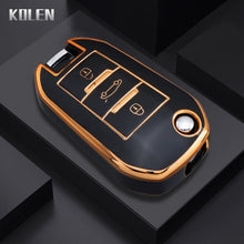 Load image into Gallery viewer, TPU Car Remote Key Case Cover Shell For Peugeot 208 107 206 306 307 308 2008 3008 4008 5008 RCZ Citroen C1 C2 C3 C4 C5 CACTUS C8